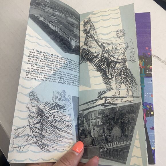 Vtg Soviet Union Socialist Republic Travel Brochure Moscow Leningrad 1970’s Eng - Picture 4 of 8